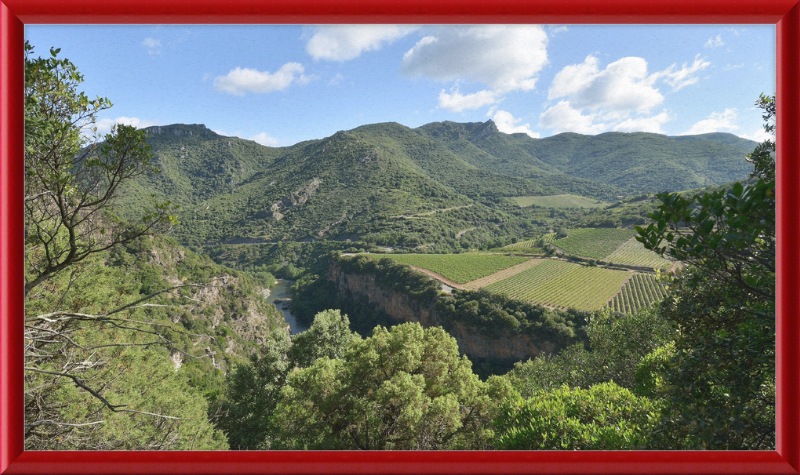 Orb River, Vieussan, Hérault - Great Pictures Framed