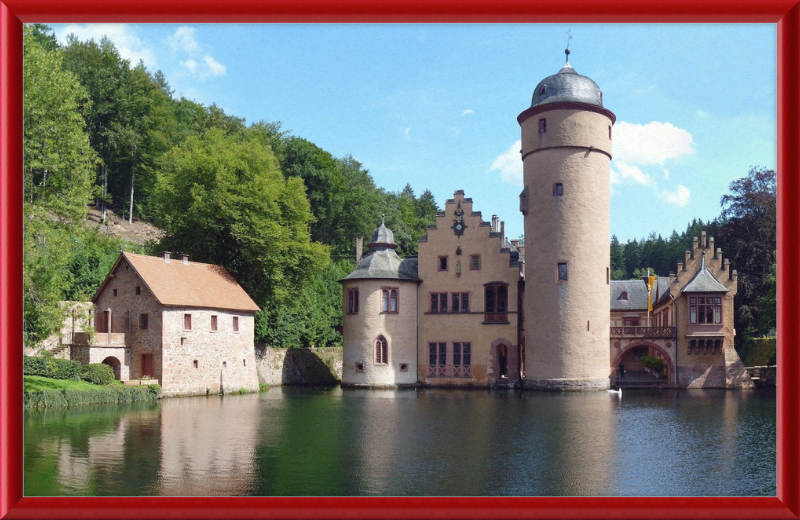 Wasserschloss Mespelbrunn - Great Pictures Framed