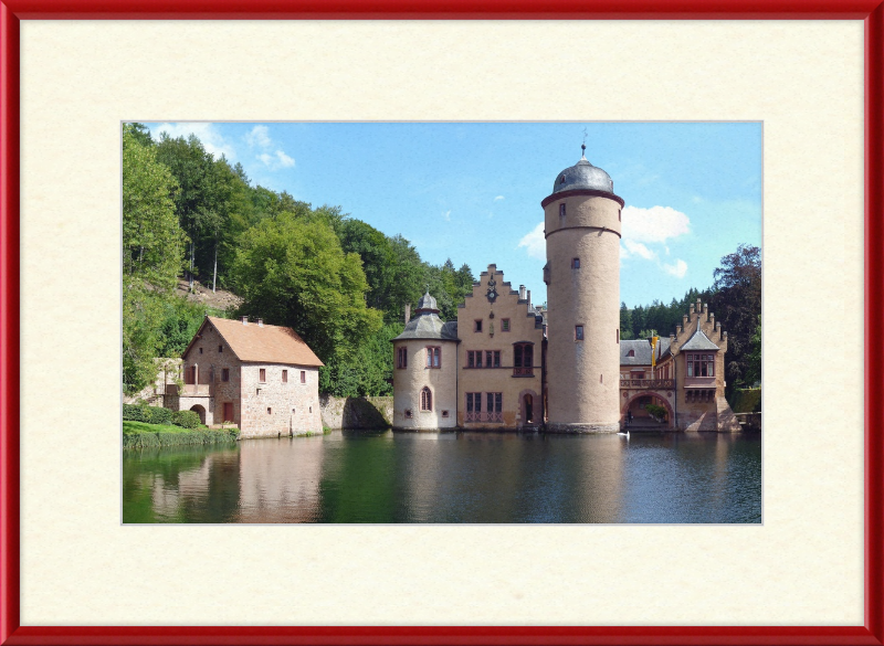 Wasserschloss Mespelbrunn - Great Pictures Framed