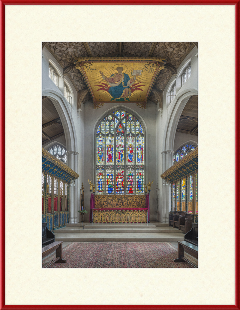 St Cyprian's Church Sanctuary, Clarence Gate, London, UK - Great Pictures Framed