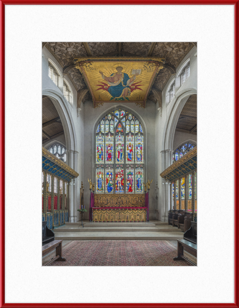 St Cyprian's Church Sanctuary, Clarence Gate, London, UK - Great Pictures Framed