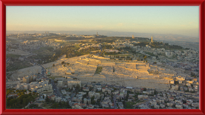 Sweeping Scenery of the Mount of Olives - Great Pictures Framed