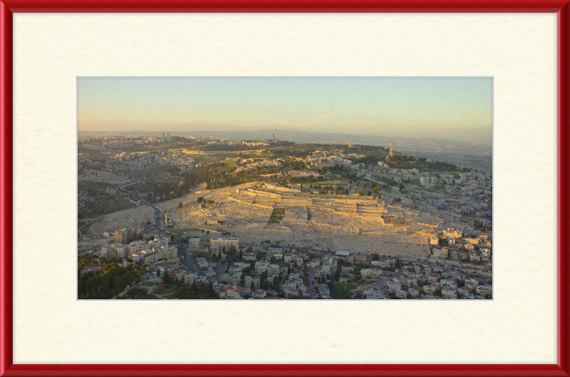 Sweeping Scenery of the Mount of Olives - Great Pictures Framed