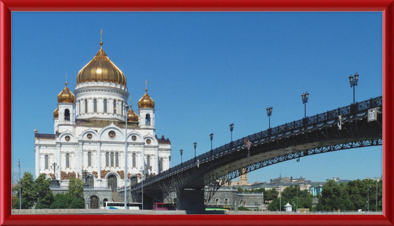 Saint Basil's Cathedral in Moscow's Red Square - Great Pictures Framed