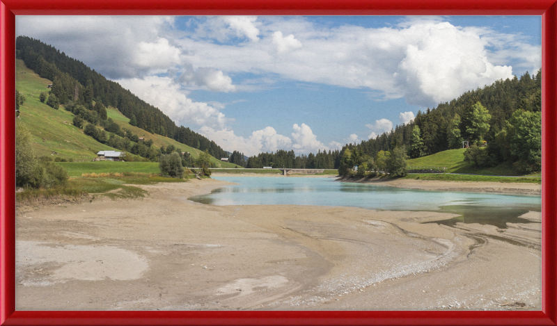 Breil-Brigels Reservoir - Great Pictures Framed