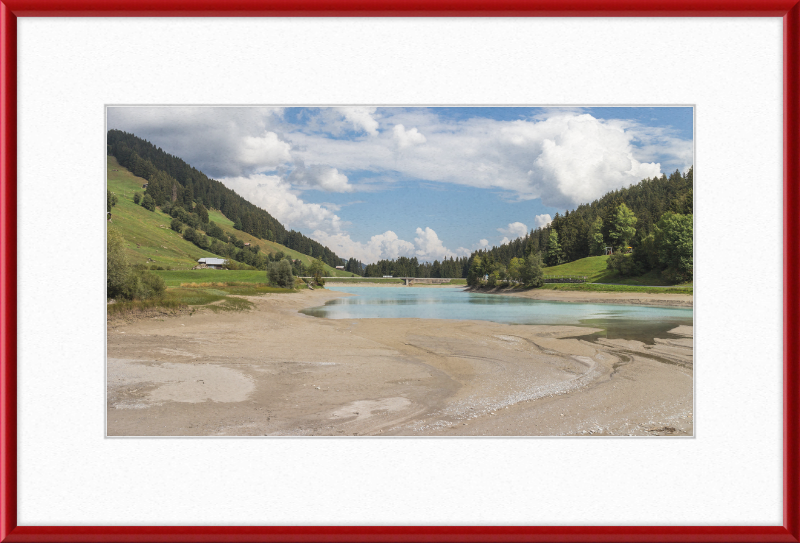 Breil-Brigels Reservoir - Great Pictures Framed