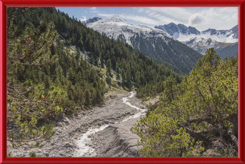 Bergtocht van S-charl naar Alp Sesvenna - Great Pictures Framed