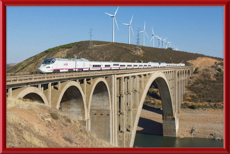 RENFE Class 730 Martin Gil Viaduct - Great Pictures Framed