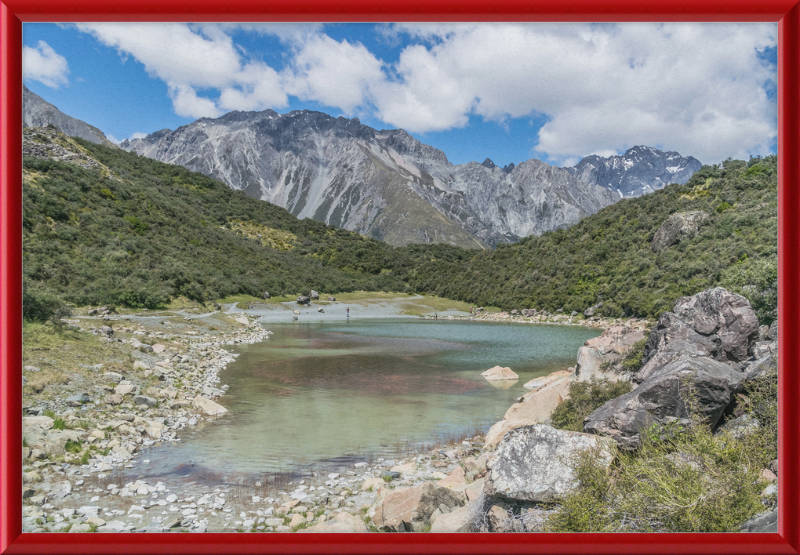 Blue Lake in Mount Cook - Great Pictures Framed