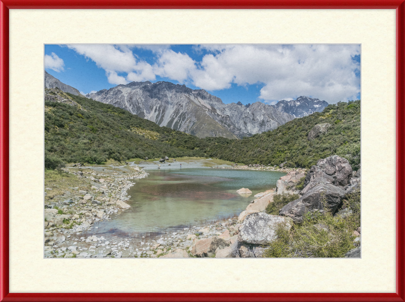 Blue Lake in Mount Cook - Great Pictures Framed