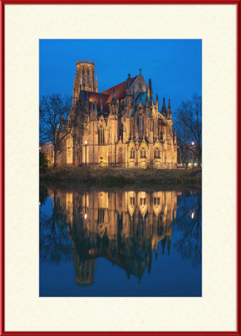 St. John's Church in Stuttgart - Great Pictures Framed