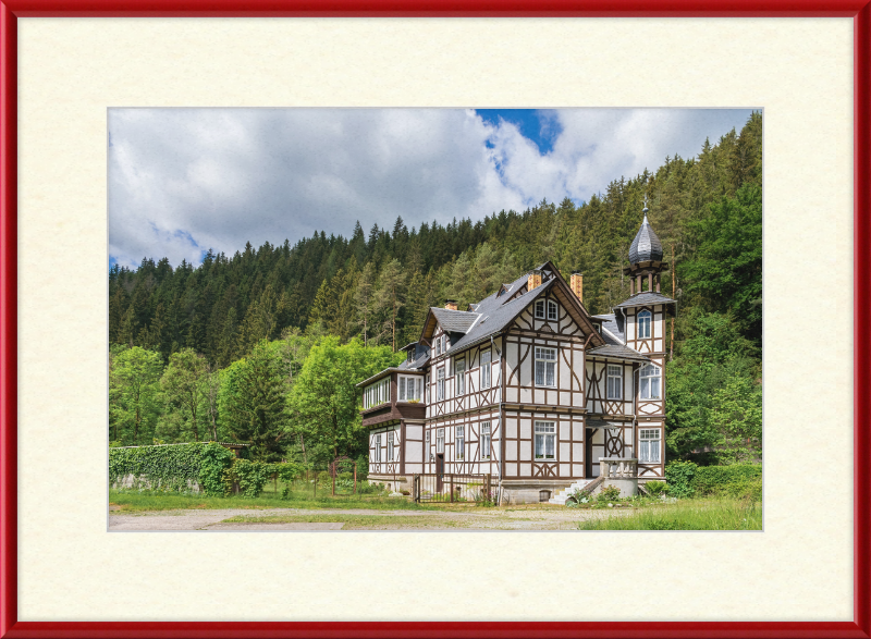 Half-timbered Mansion - Great Pictures Framed