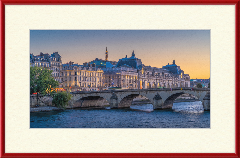 Pont Royal and the Musée d'Orsay, Paris - Great Pictures Framed