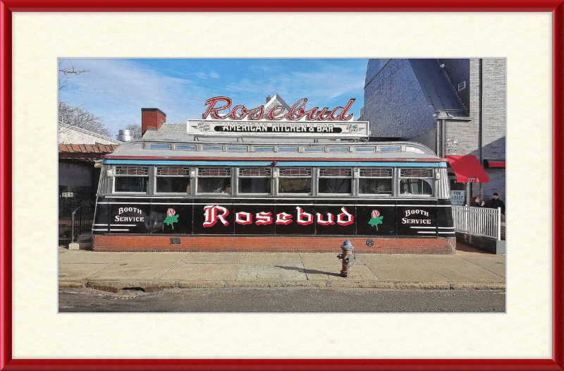 Rosebud Diner - Somerville, MA - Great Pictures Framed