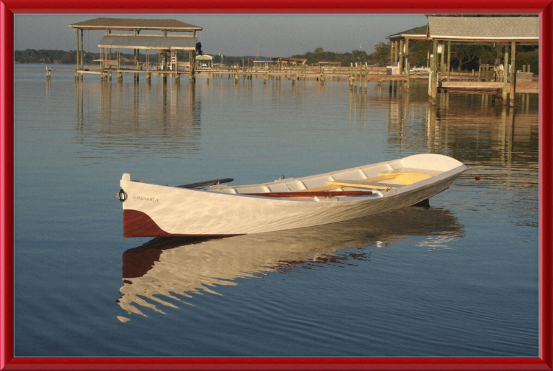 Winnie Davis 1880’s Skiff Named Barbashela - Great Pictures Framed