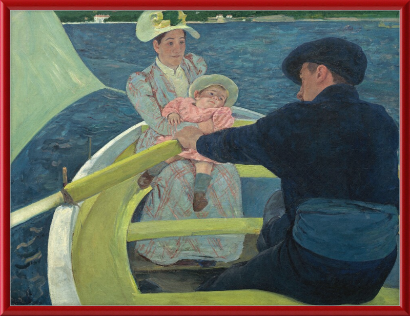 Mary Cassatt - The Boating Party - Great Pictures Framed