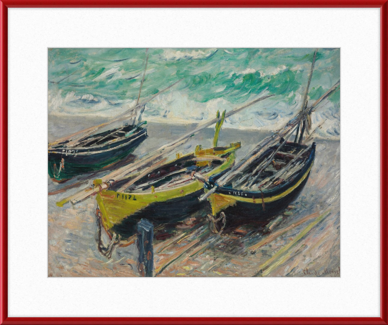 Three Fishing Boats - Great Pictures Framed