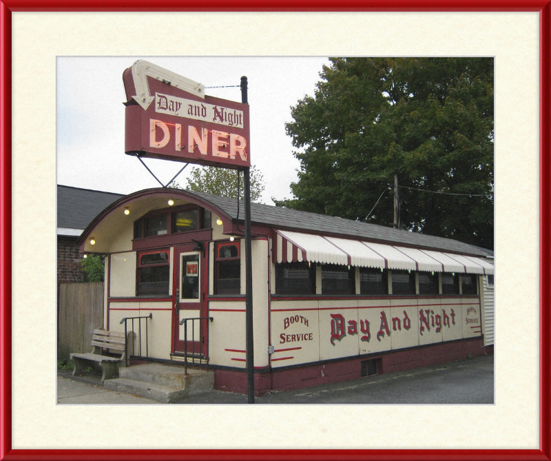 The Day and Night Diner - Great Pictures Framed