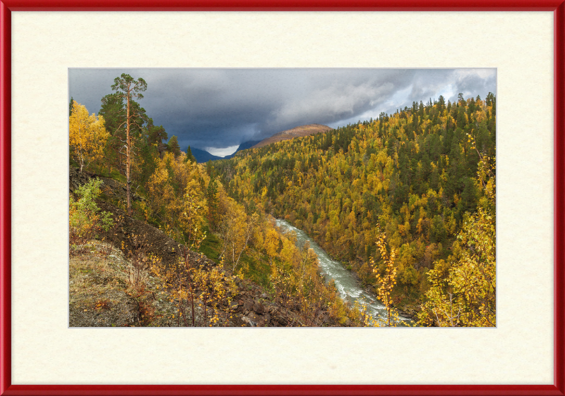 Graddiselva River in Junkerdalen, Saltdal, Nordland, Norway - Great Pictures Framed