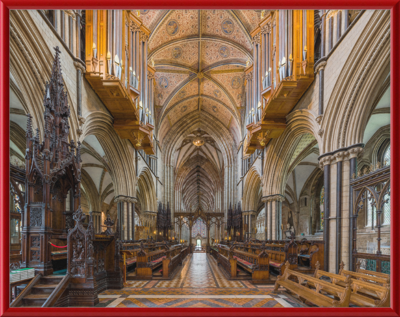 Worcester Cathedral Choir, Worcestershire, UK - Great Pictures Framed