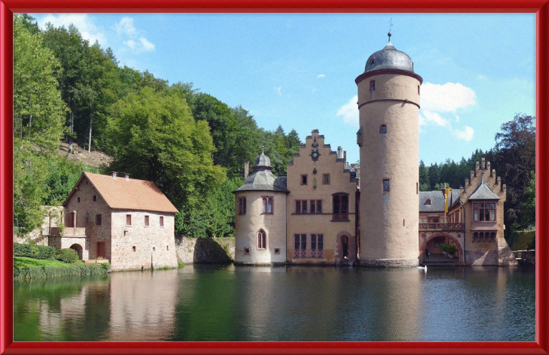 Wasserschloss Mespelbrunn - Great Pictures Framed