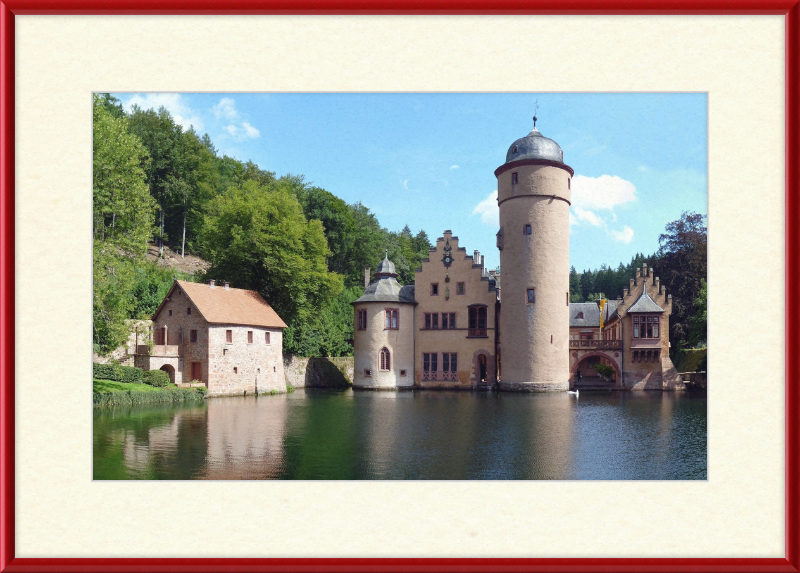 Wasserschloss Mespelbrunn - Great Pictures Framed