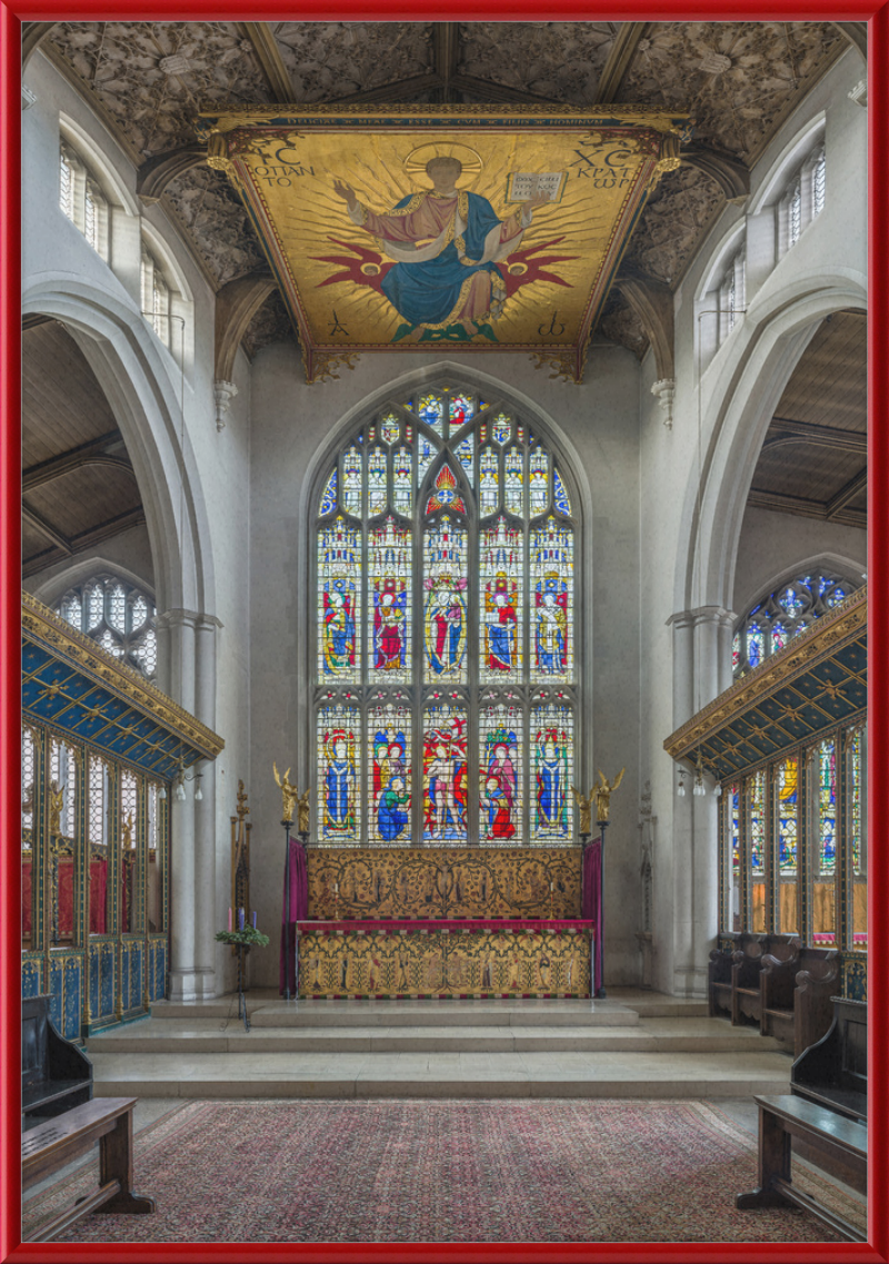 St Cyprian's Church Sanctuary, Clarence Gate, London, UK - Great Pictures Framed