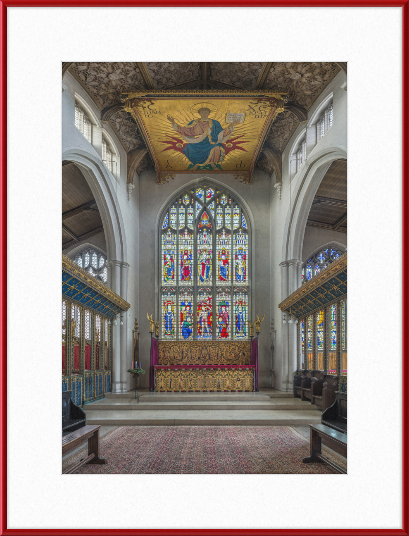 St Cyprian's Church Sanctuary, Clarence Gate, London, UK - Great Pictures Framed