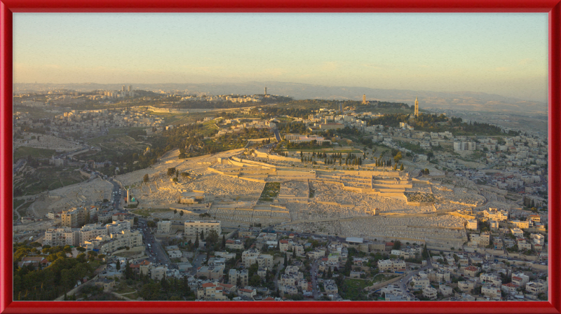 Sweeping Scenery of the Mount of Olives - Great Pictures Framed