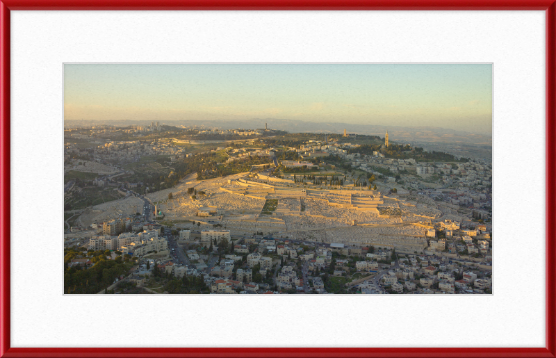 Sweeping Scenery of the Mount of Olives - Great Pictures Framed