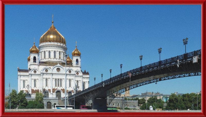 Saint Basil's Cathedral in Moscow's Red Square - Great Pictures Framed