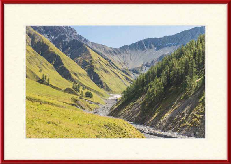 A Hike from Prasüras through the Val Trupchun to Alp Purcher - Great Pictures Framed