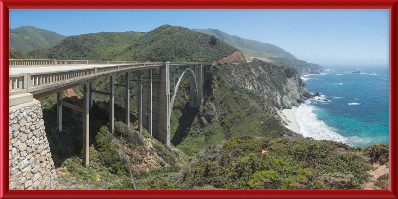 The Bixby Creek Canyon Bridge - Great Pictures Framed