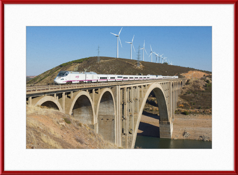 RENFE Class 730 Martin Gil Viaduct - Great Pictures Framed