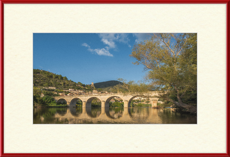 Pont sur l'Orb, Roquebrun - Great Pictures Framed