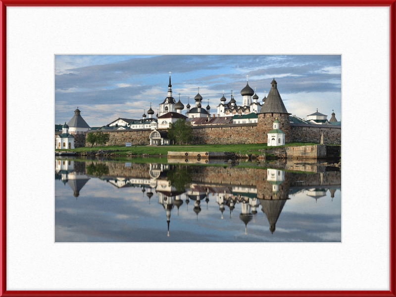 Fortress Wall and Domes of the Cathedrals of the Solovetsky Monastery - Great Pictures Framed
