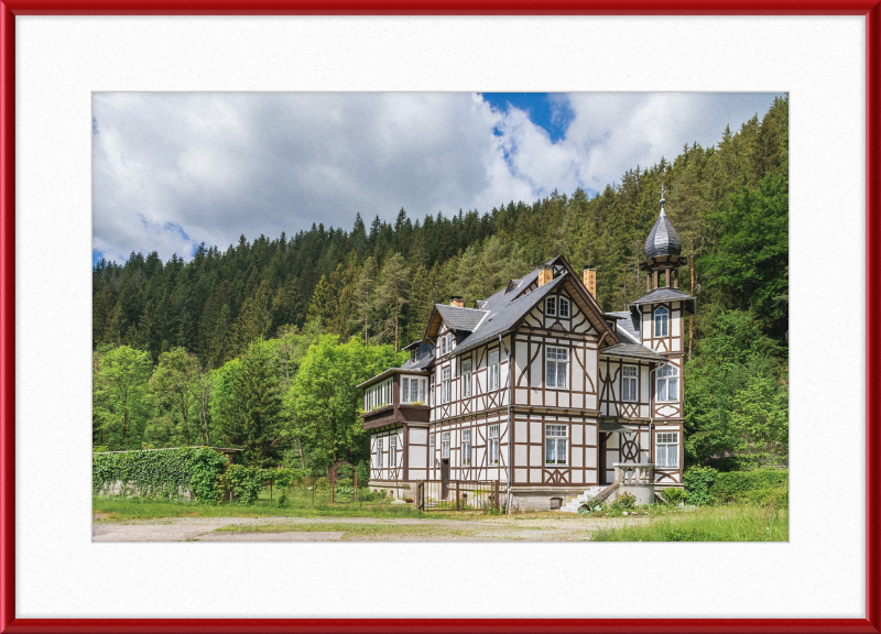 Half-timbered Mansion - Great Pictures Framed