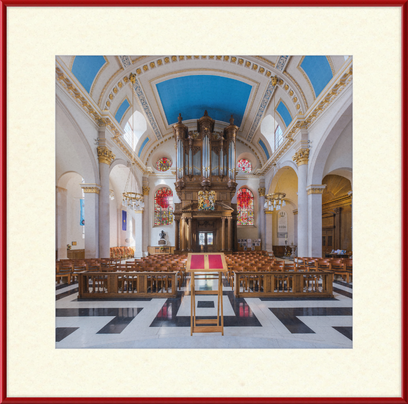 St Mary-le-Bow Church Interior 2, London, UK - Great Pictures Framed