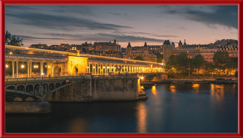 Bir-Hakeim Bridge, Paris - Great Pictures Framed