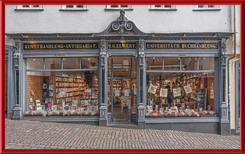 N. G. Elwert Bookstore in Marburg, Germany - Great Pictures Framed