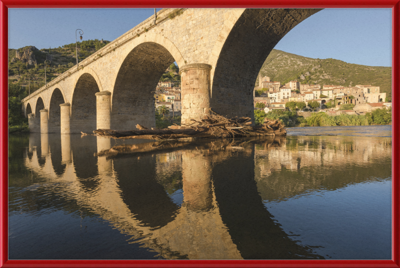 Pont sur l'Orb, Roquebrun (2) - Great Pictures Framed