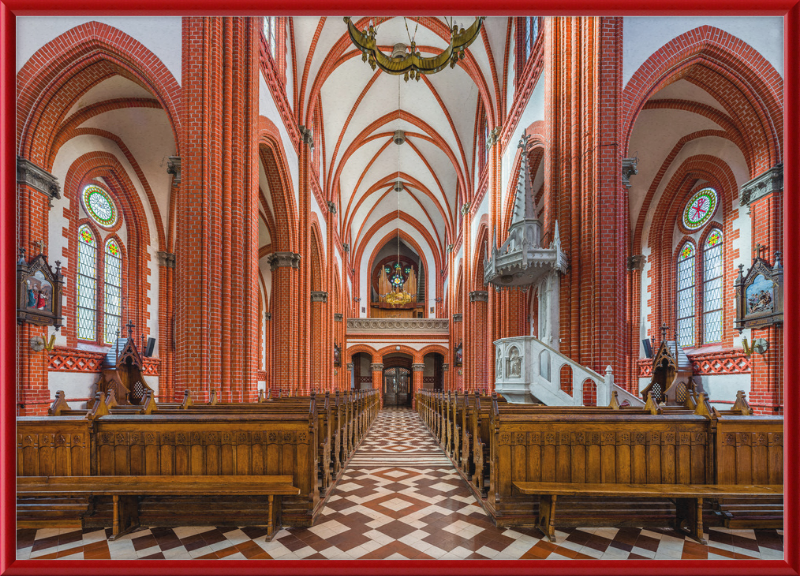 The Interior of the Church of Saint Marie in Palanga, Lithuania - Great Pictures Framed