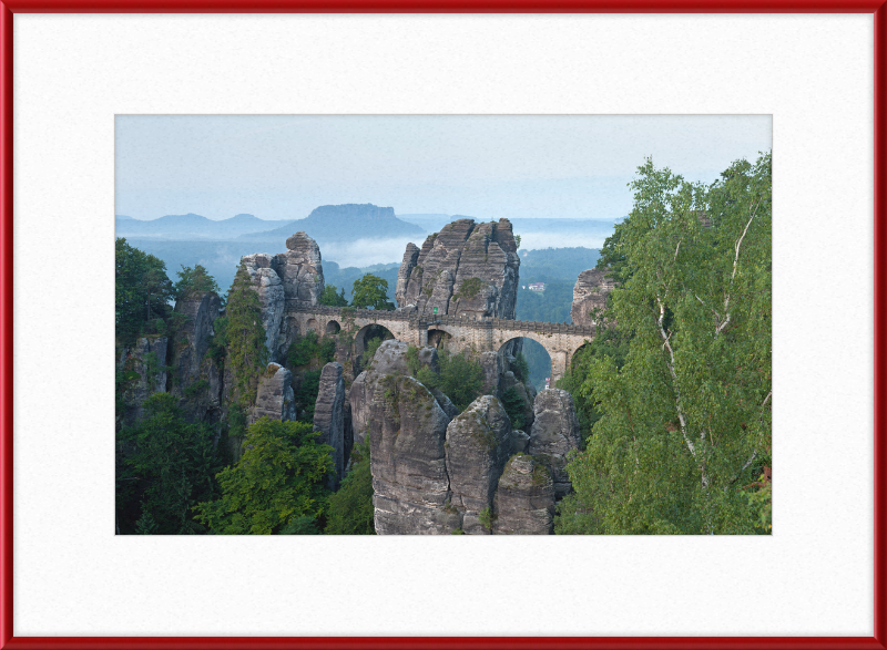 The Bastei Bridge - Great Pictures Framed