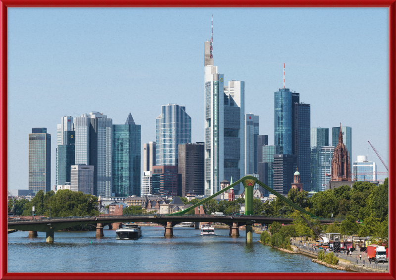 Skyline Frankfurt am Main - Great Pictures Framed