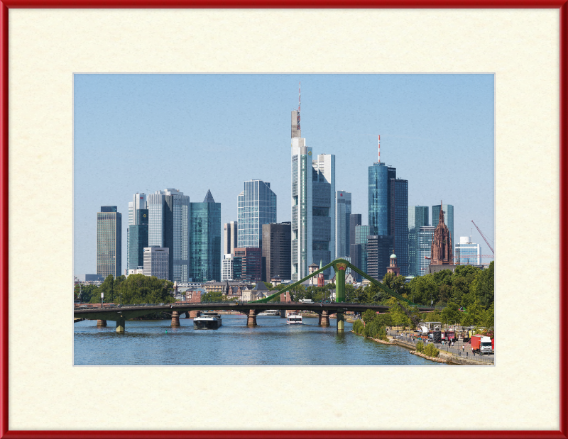 Skyline Frankfurt am Main - Great Pictures Framed