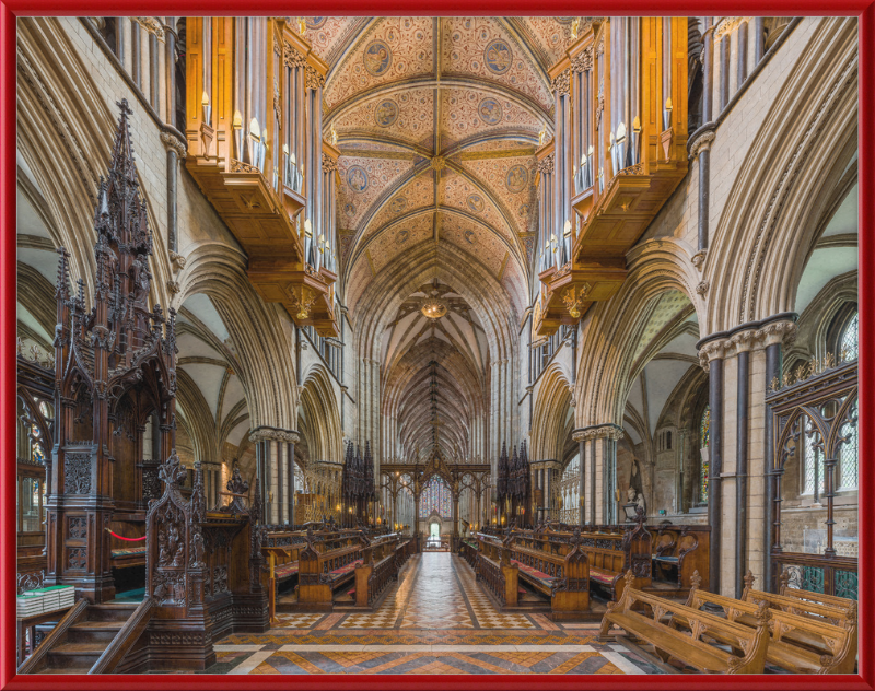 Worcester Cathedral Choir, Worcestershire, UK - Great Pictures Framed