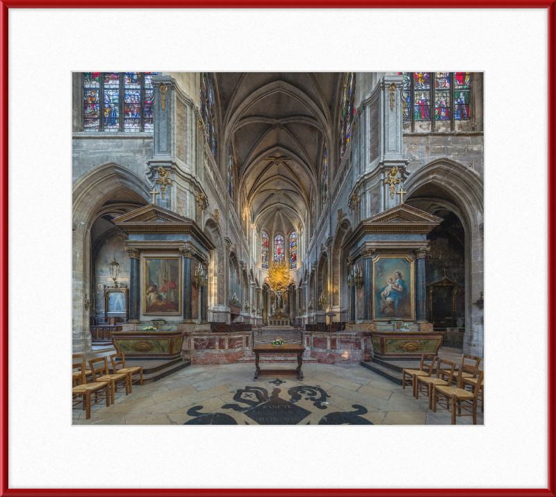 Saint Merri Church Interior - Great Pictures Framed