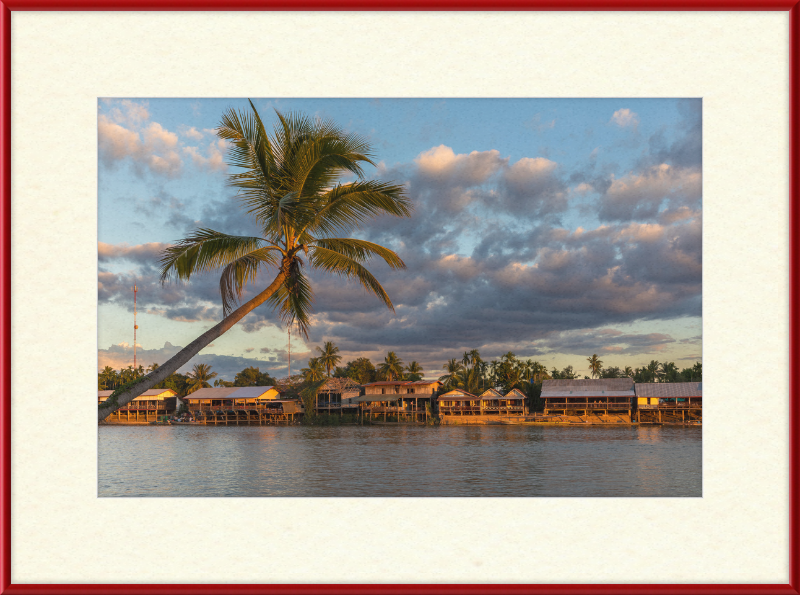 River bank of Don Khon - Great Pictures Framed