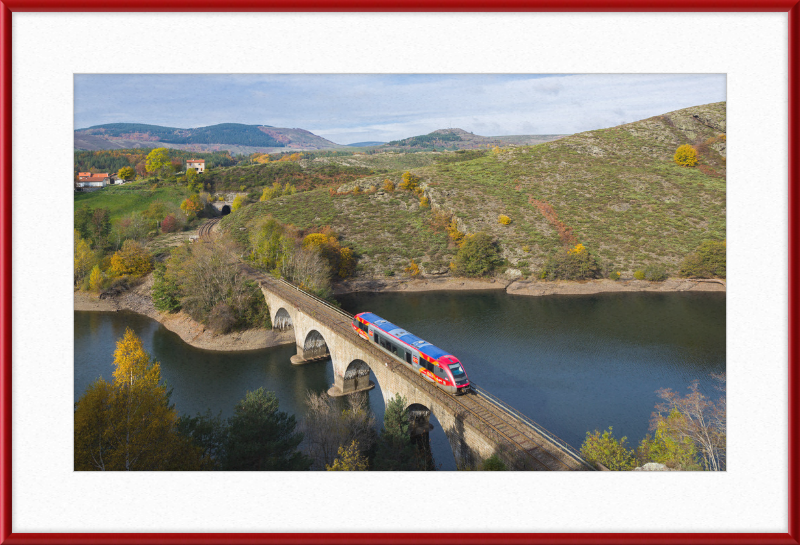 SNCF X73500 La Bastide Saint-Laurent - Villefort - Great Pictures Framed