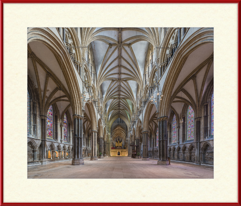 Lincoln Cathedral Nave 1, Lincolnshire, UK - Great Pictures Framed